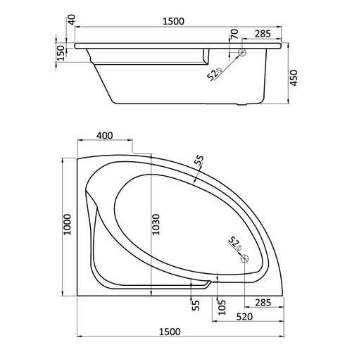 Комплект монтажный Santek Гоа 150х100см (1WH112428) в Леруа Мерлен