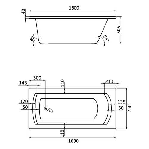 Комплект монтажный Santek Монако XL 160х75см (1WH112422) в Леруа Мерлен