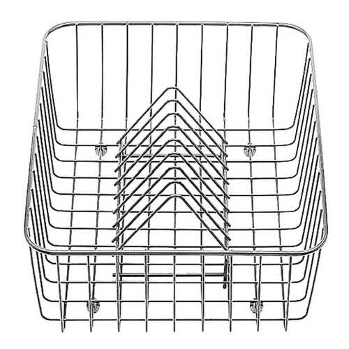 Корзина для посуды с держателями нерж, сталь 405 х 308 х 136 мм в Леруа Мерлен