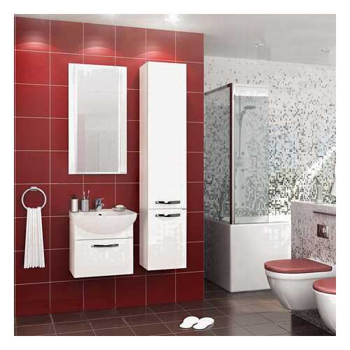 Тумба AQUATON Ария 50 (Смайл-50) белый (1A140301AA010) без раковины в Лаура Марлин