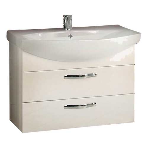 Тумба AQUATON Ария 80 М (Смайл-80) белый (1A140801AA010) без раковины в Лаура Марлин
