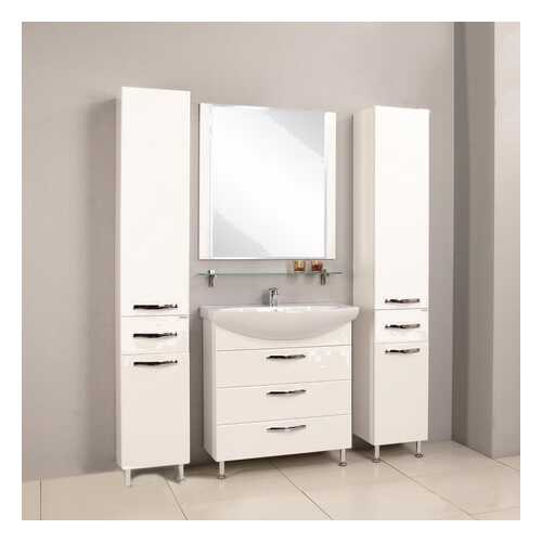 Тумба AQUATON Ария 80 Н (Смайл-80) белый (1A141301AA010) без раковины в Лаура Марлин