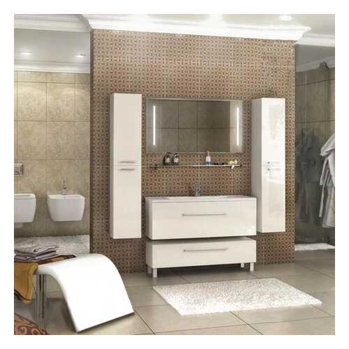 Тумба AQUATON Мадрид 120 М (Премьер М 120) белый (1A168701MA010) без раковины в Лаура Марлин