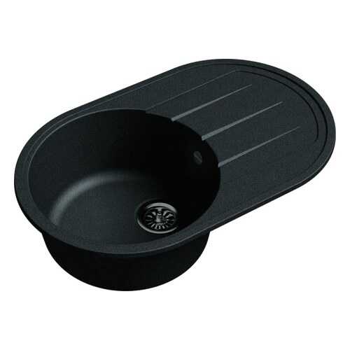 Кухонная мойка Ewigstein кварц Elegant R50F черный в Лаура Марлин