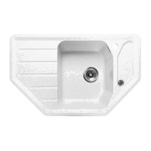 Мойка для кухни из мрамора GranFest Corner GF-C800E белый в Лаура Марлин