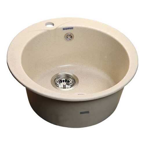Мойка для кухни из мрамора GranFest Rondo GF-R480 белый в Лаура Марлин