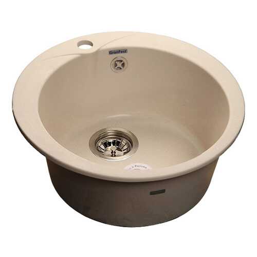 Мойка для кухни из мрамора GranFest Rondo GF-R480 бежевый в Лаура Марлин