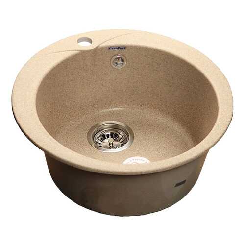 Мойка для кухни из мрамора GranFest Rondo GF-R480 песочный в Лаура Марлин