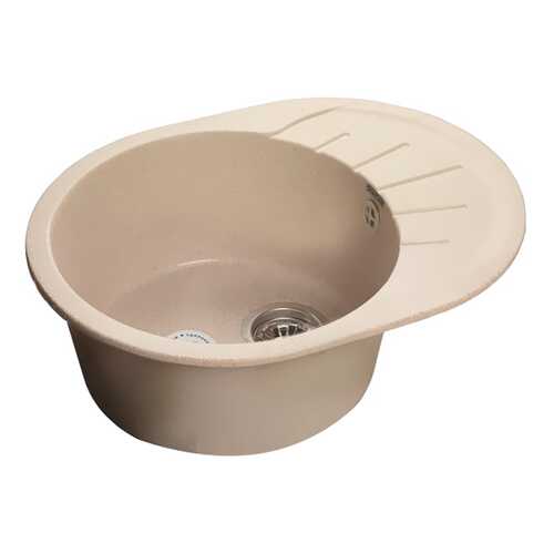 Мойка для кухни из мрамора GranFest Rondo GF-R580L белый в Лаура Марлин