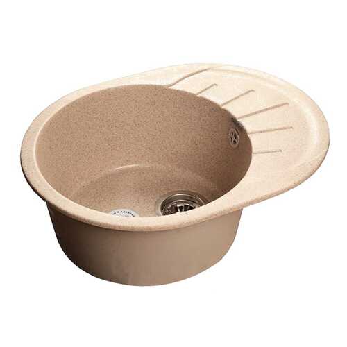 Мойка для кухни из мрамора GranFest Rondo GF-R580L песочный в Лаура Марлин