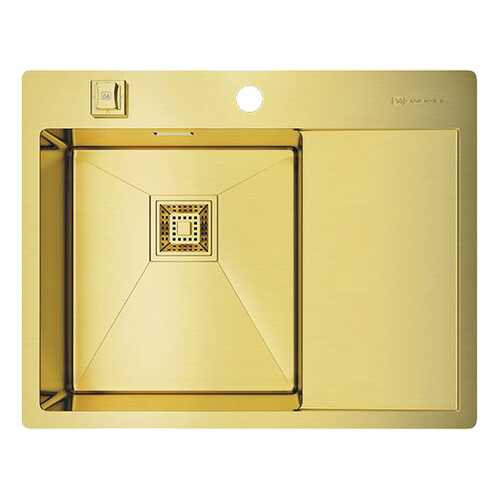 Мойка для кухни из нержавеющей стали Omoikiri New day Akisame 65-LG-L золото в Лаура Марлин