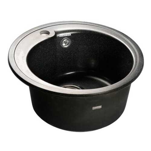Мойка GranFest (ГранФест) Rondo GF-R450 для кухни из искусственного камня, черный в Лаура Марлин