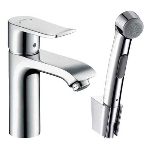 Смеситель с гигиеническим душем Hansgrohe Metris 31285000 хром в Леруа Мерлен