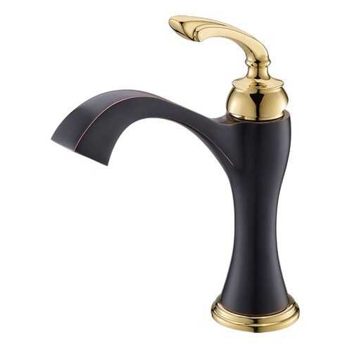 Смесители для раковины Timo Unari 7501/04F black antique-gold в Лаура Марлин