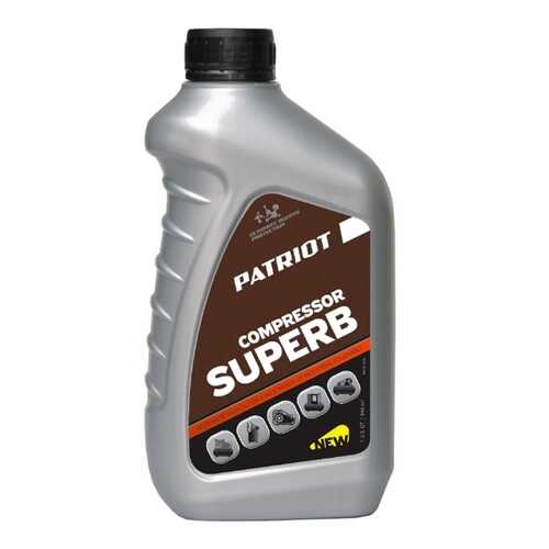 Масло Patriot COMPRESSOR OIL GTD 250/VG 0,946л, 850030600 в Леруа Мерлен