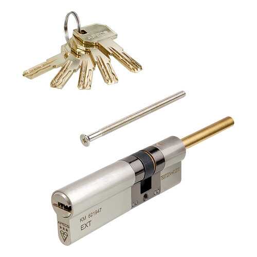 Цилиндровый механизм Apecs MP шток/ключ 35S-65 (100мм) Ni (5key) шток L=65мм ф=8мм в Лаура Марлин