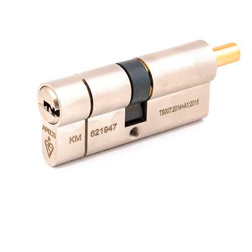 Цилиндровый механизм Apecs N6 шток-ключ 35-35 (70мм) Ni (5key) шток L=15мм ф=8мм в Лаура Марлин