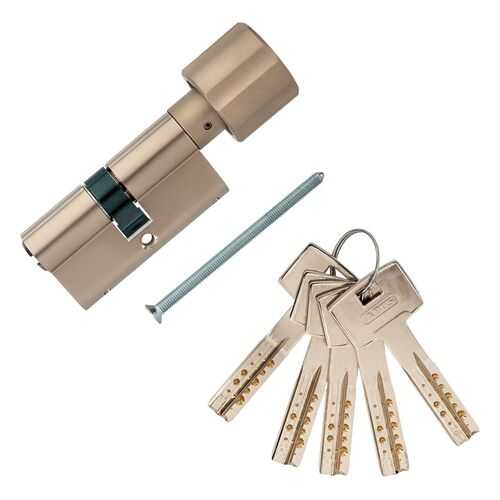 Европрофильный цилиндр ABUS M12R ключ/вертушка 30-30 (60мм) Ni (5key) в Лаура Марлин