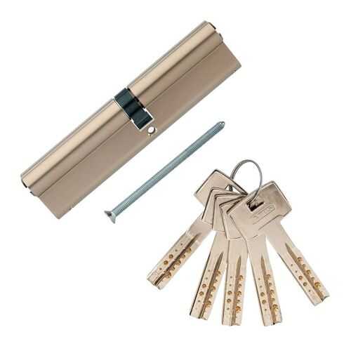 Европрофильный цилиндр ABUS M12R410 ключ/ключ 60-70 (130 мм) NI (5 key) в Лаура Марлин