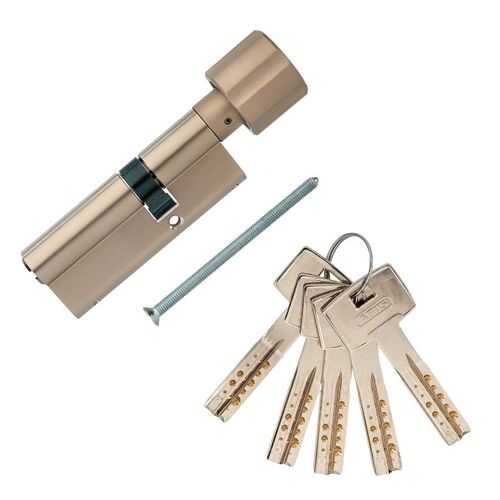 Европрофильный цилиндр ABUS M12R430 ключ/вертушка 45-30 (75 мм) NI (5 key) в Лаура Марлин