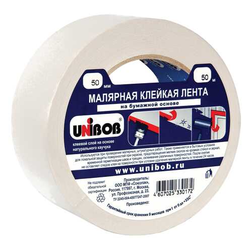 Малярная лента Unibob 50/50 28139 в Леруа Мерлен