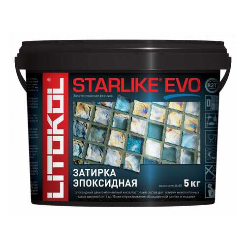 Затирка LITOKOL LITOCHROM STARLIKE EVO S.100 BIANCO ASSOLUTO 5кг в Леруа Мерлен